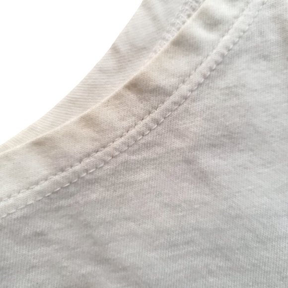 Pair of Sleeveless Nike Cotton Tees with Silver Letters Medium - Picture 10 of 10